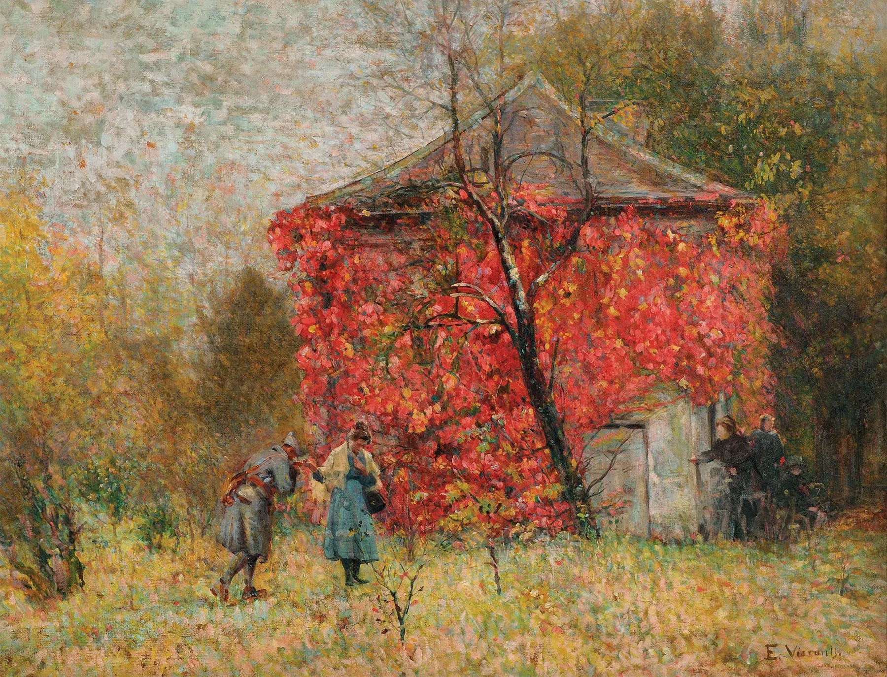Volta às trincheiras - Eliseu Visconti image 1 tableau peint à l’huile sur toile