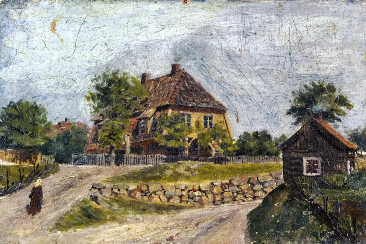 Øvre Foss - Edvard Munch image 1 reproduction d’œuvre d’art à l’huile