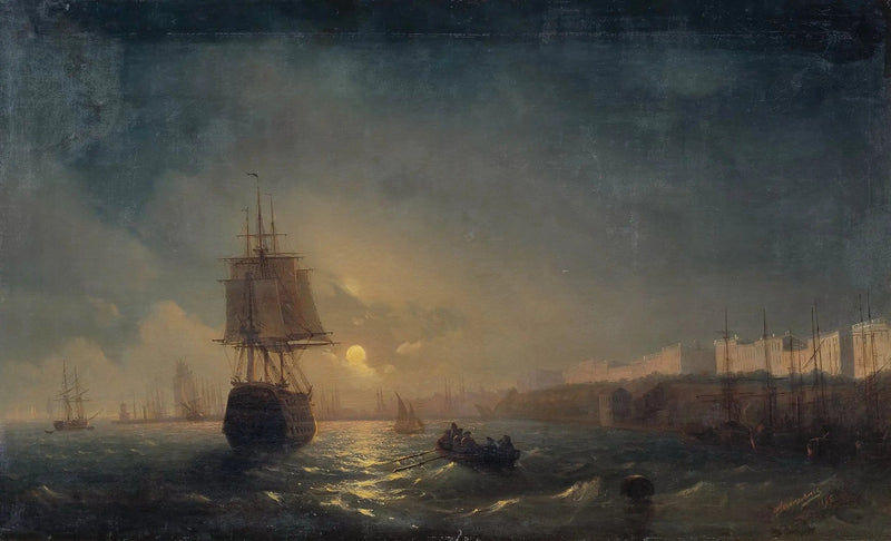 満月の夜のオデッサの眺め - イワン・アイヴァゾフスキー

Source:
Vue d'Odessa par une nuit de pleine lune - Ivan Aïvazovski