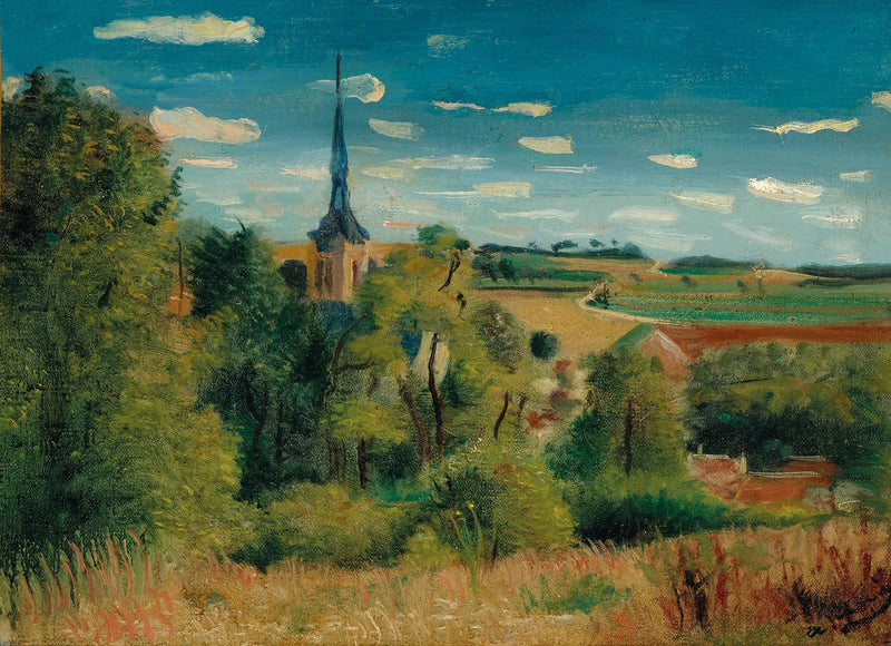 ドネマリー＝アン＝モントワの眺め - アンドレ・ドラン

Source:
Vue de Donnemarie-en-Montois - André Derain