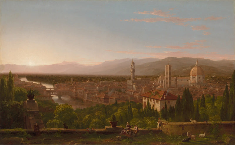 サン・ミニアートからのフィレンツェの眺め - トーマス・コール

Source:
Vue de Florence depuis San Miniato - Thomas Cole