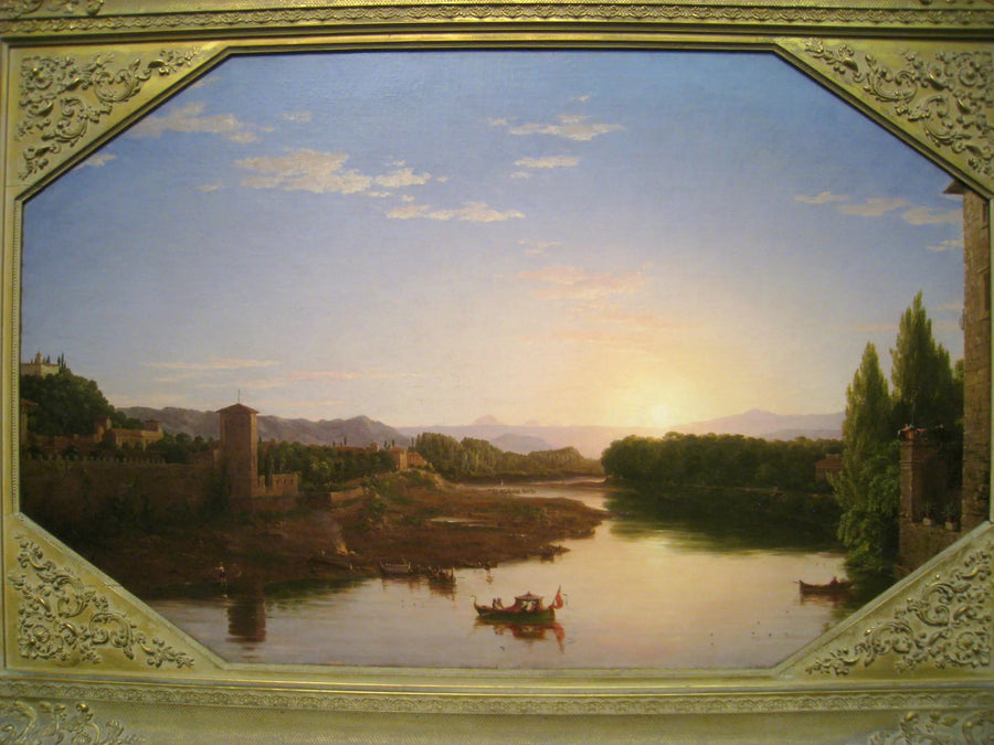 フィレンツェ近くのアルノ川の眺め - トーマス・コール

Source:
Vue de l'Arno, près de Florence - Thomas Cole