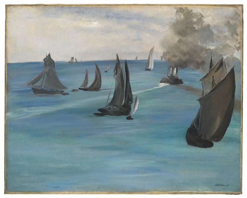 海の景色、穏やかな天気 - エドゥアール・マネ