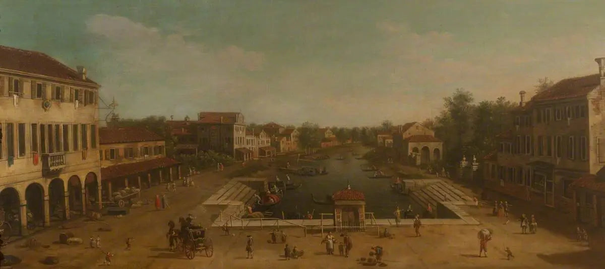 Vue de Mestre - Canaletto - Alpha Reproduction