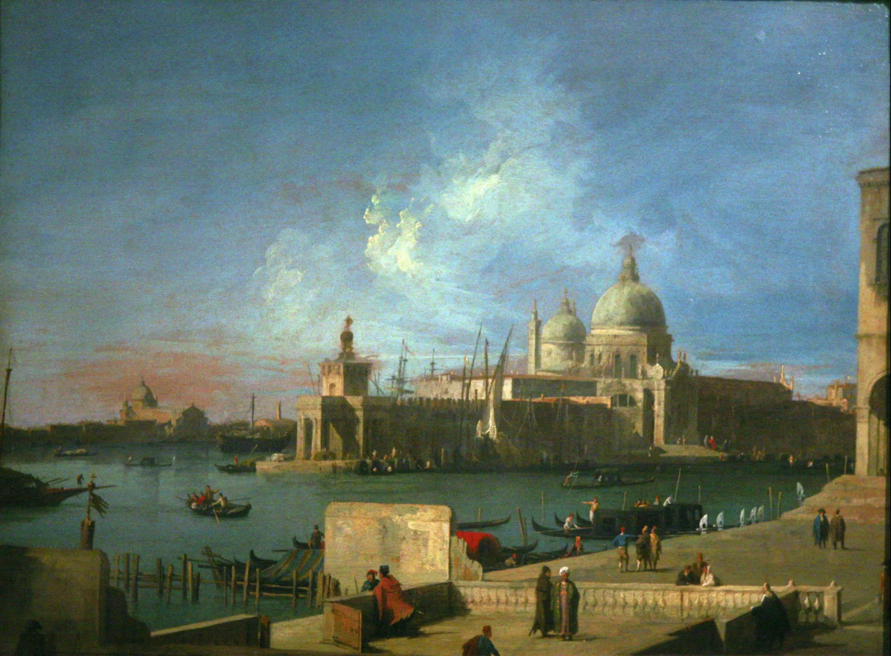 Vue de Santa Maria della Salute depuis l’entrée du Grand Canal - Canaletto - Alpha Reproduction