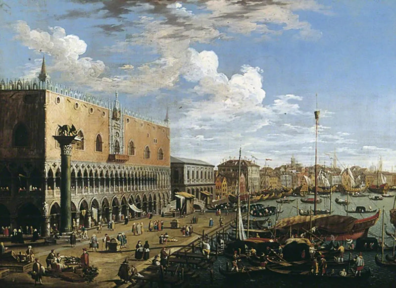 ヴェネツィアの眺め、ドージェ宮殿 - カナレット

Source:
Vue de Venise, Palais des Doges - Canaletto