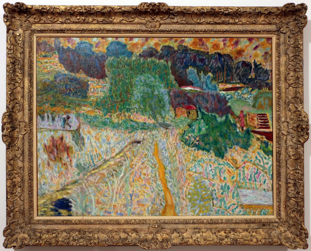 Vue depuis l'atelier de l'artiste, Le Cannet - Pierre Bonnard image 1 reproduction de peinture à l’huile