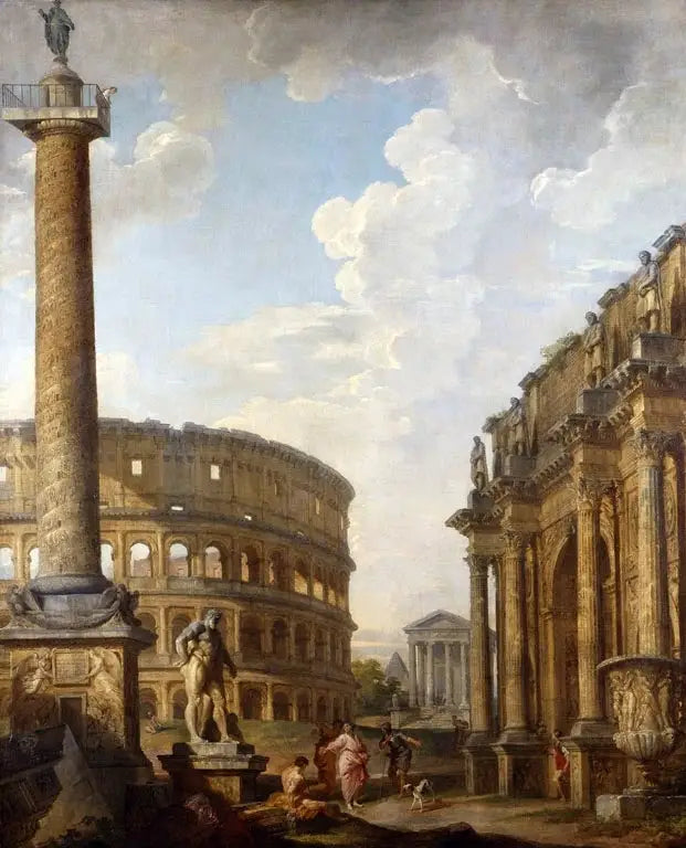 カプリーチェの眺め、トラヤヌスの柱とローマの遺跡 - ジョバンニ・パオロ・パニーニ

Source:
Vue du Caprice avec la colonne Trajane et les ruines romaines - Giovanni Paolo Panini