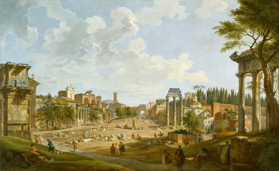 ローマフォーラムの眺め - ジョバンニ・パオロ・パニーニ

Source:
Vue du Forum romain - Giovanni Paolo Panini