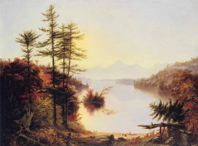 ウィニピセオギ湖の眺め - トーマス・コール

Source:
Vue du lac Winnipiseogee - Thomas Cole