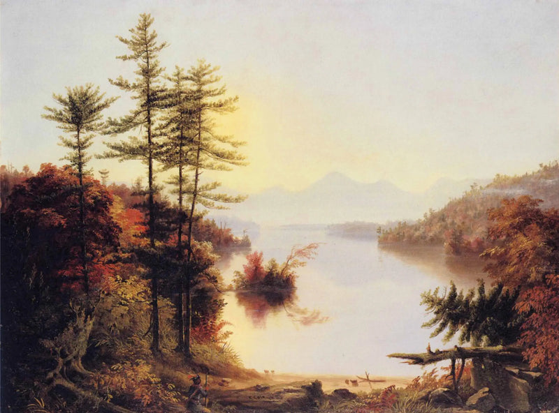 ウィニピセオギ湖の眺め - トーマス・コール

Source:
Vue du lac Winnipiseogee - Thomas Cole