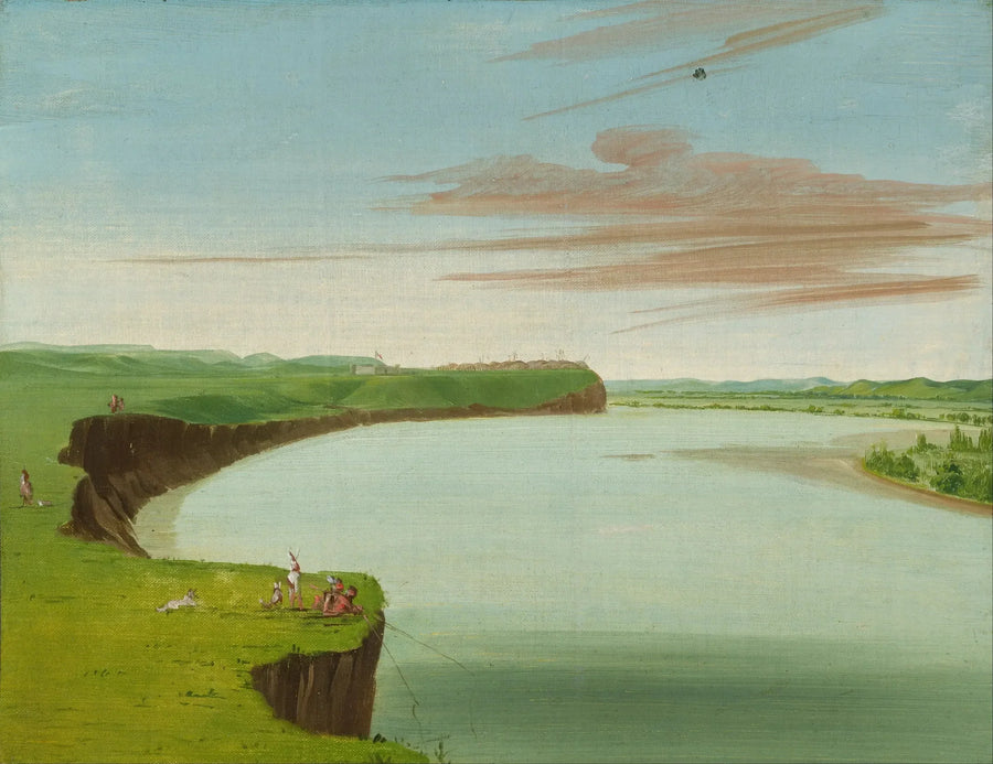 マンダン村の遠景 - ジョージ・キャトリン

Source:
Vue lointaine du village Mandan - George Catlin
