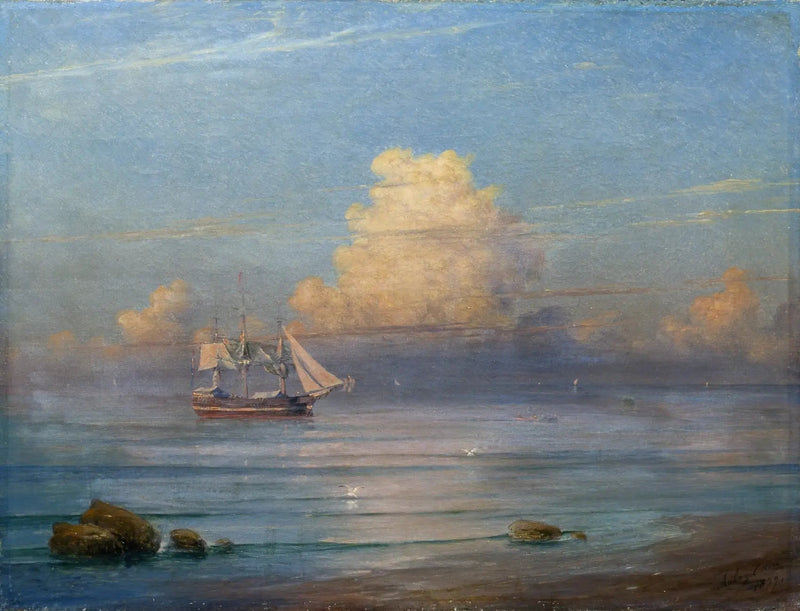 海の眺め - イワン・アイヴァゾフスキー

Source:
Vue marine - Ivan Aïvazovski
