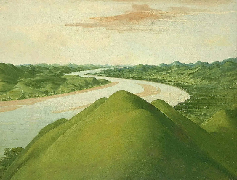 テキサス州「クロス・ティンバーズ」の眺め - ジョージ・キャトリン

Source:
Vue sur les « Cross Timbers », Texas - George Catlin