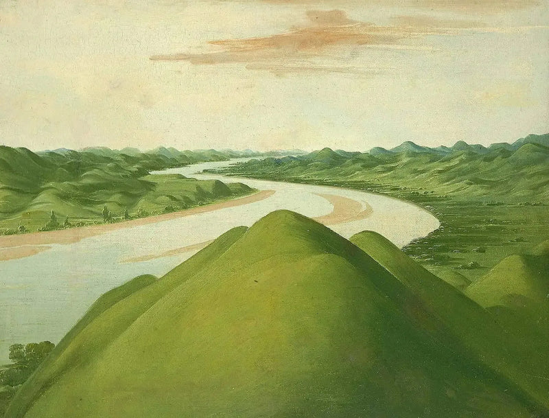 テキサス州「クロス・ティンバーズ」の眺め - ジョージ・キャトリン

Source:
Vue sur les « Cross Timbers », Texas - George Catlin