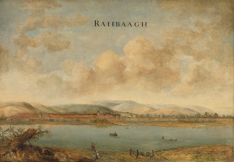 Vue de la ville de Raiebagh à Visiapoer, Inde - Johannes Vingboons