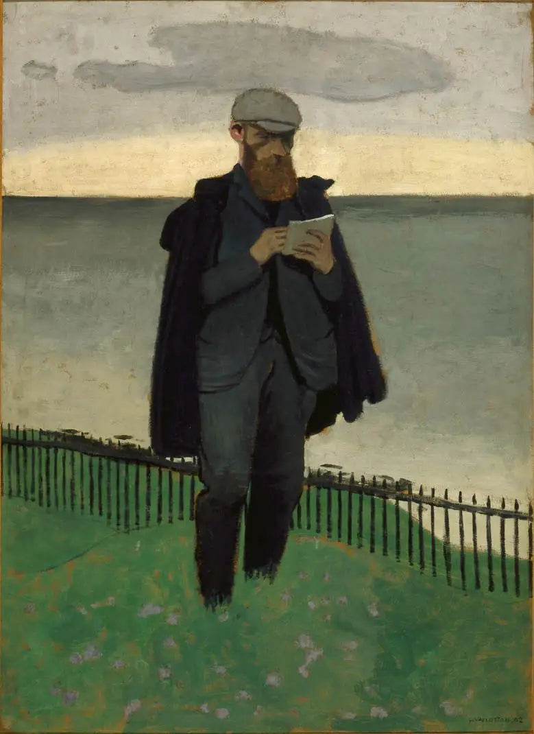 ウジェールがオンフルールでスケッチしている - フェリックス・ヴァロットン

Source:
Vuillard dessinant à Honfleur - Félix Vallotton