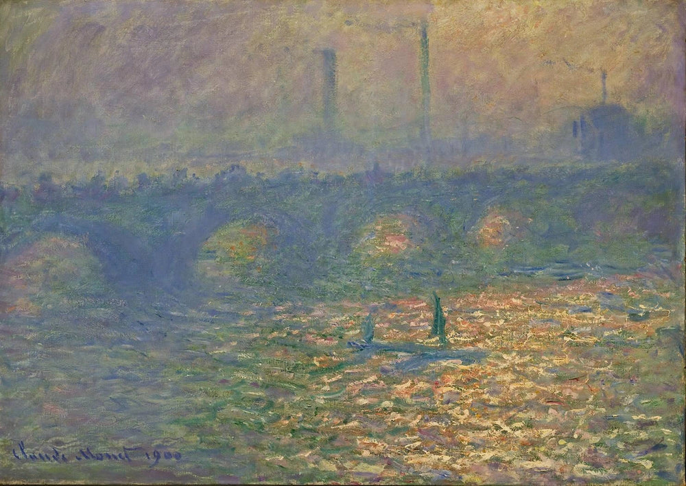 Waterloo Bridge de Claude Monet, 1900 – Santa Barbara Museum of Art 1968.20.7, Wildenstein 1555