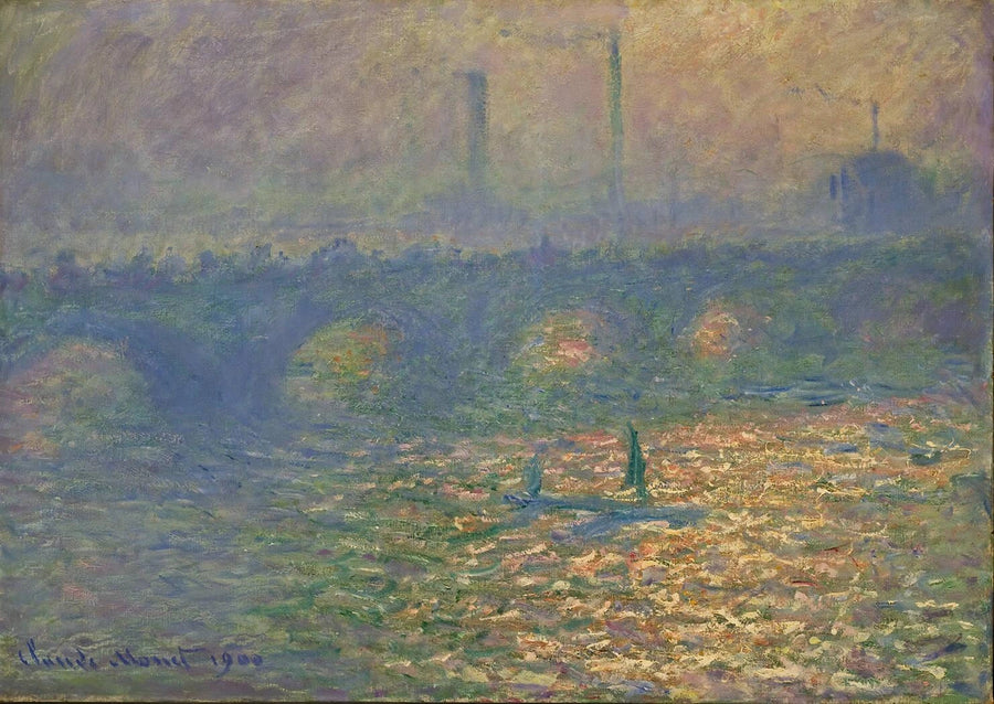 ワーテルロー橋 - クロード・モネ