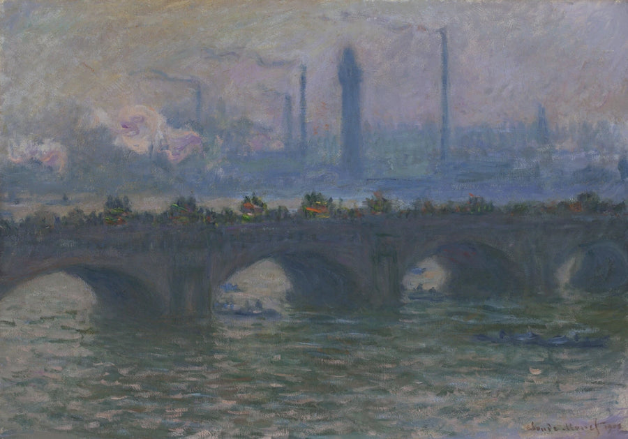 ワーテルロー橋 - クロード・モネ