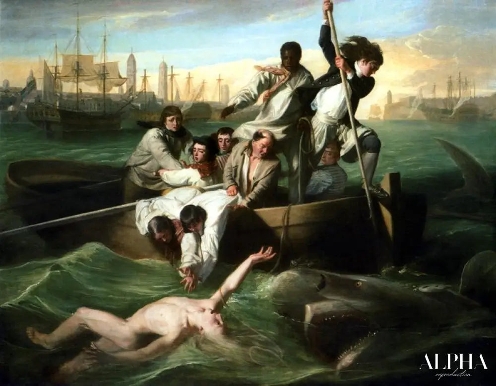 Watson et le requin - John Singleton Copley - Reproductions de tableaux et peintures haut de gamme