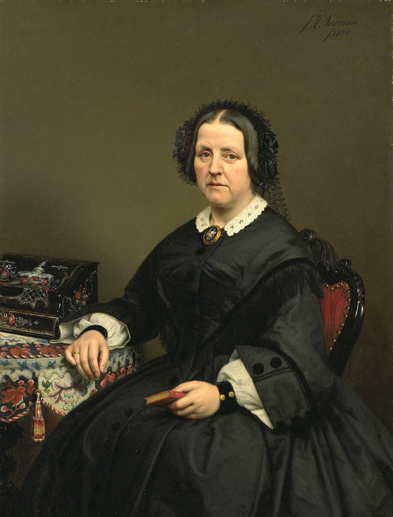 Wilhelmina Margaretha van den Bosch (1807-74). Épouse de Gérard Johan Verloren van Themaat - Johan Heinrich Neuman