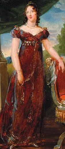 Wilhelmine, duchesse de Sagan - François Gérard image 3 reproduction de peinture à l’huile