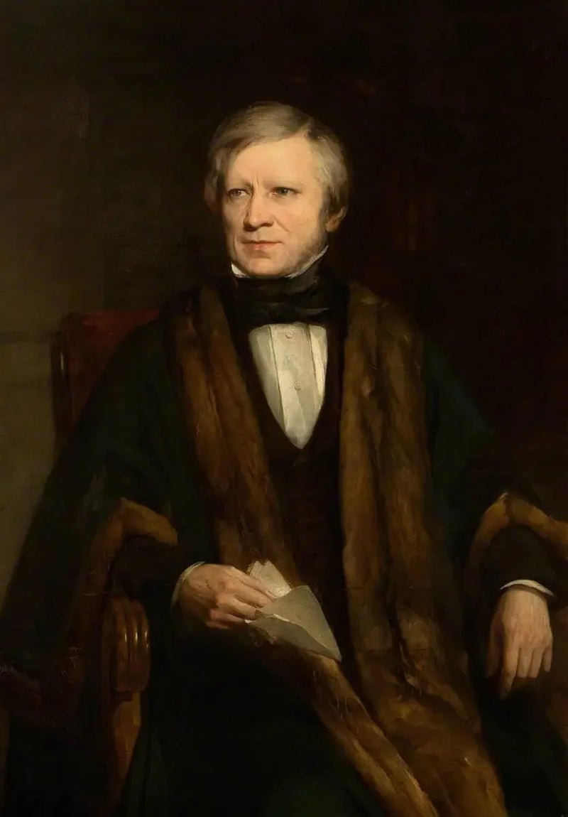 ウィリアム・ビームント（1797年–1889年）、ウォリントンの初代市長（1847年–1848年） - トーマス・フランシス・ディクシー

Source:
William Beamont (1797–1889), premier maire de Warrington (1847–1848) - Thomas Francis Dicksee