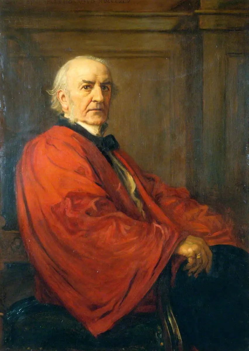 William Ewart Gladstone (1809–1898), Premier ministre - John Everett Millais image 1 copie de tableau peinte à la main