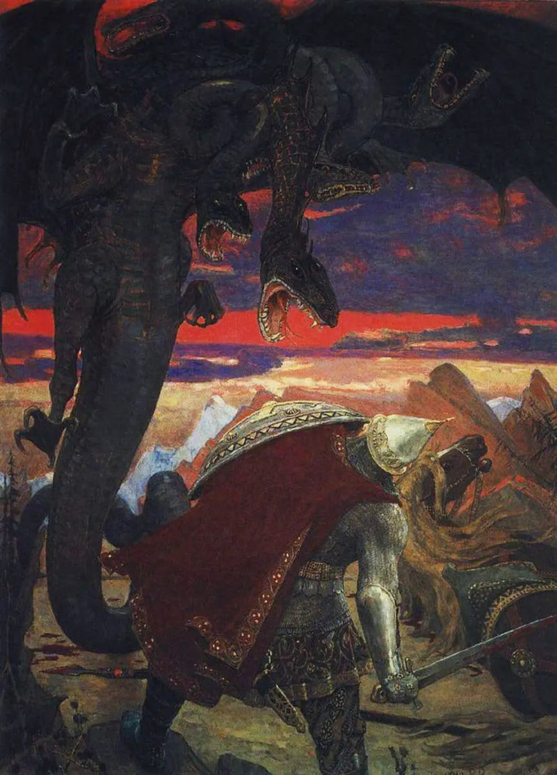 ゼムイ・ゴリニュイ - ヴィクトル・ヴァスネツォフ

Source:
Zmey Gorynych - Viktor Vasnetsov